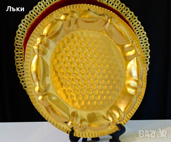 Релефна чиния,плато,пано 21.5 см. , снимка 1 - Антикварни и старинни предмети - 46426891