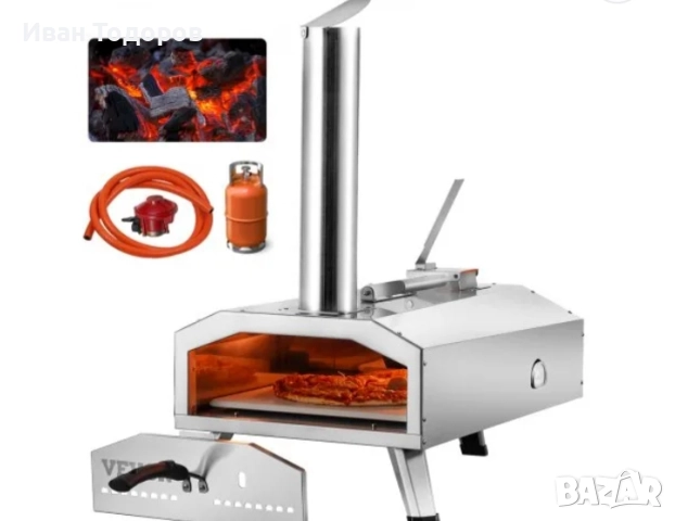 Професионална фурна за пици на Газ 