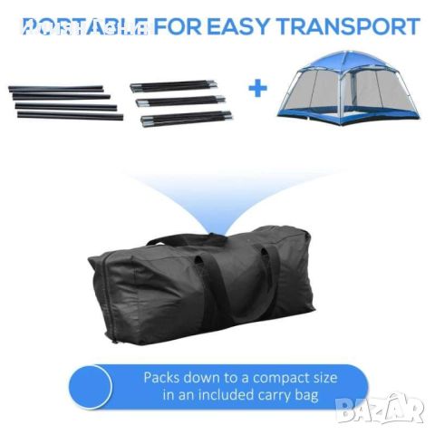 8-местна къмпинг палатка с чанта, снимка 3 - Палатки - 46463881