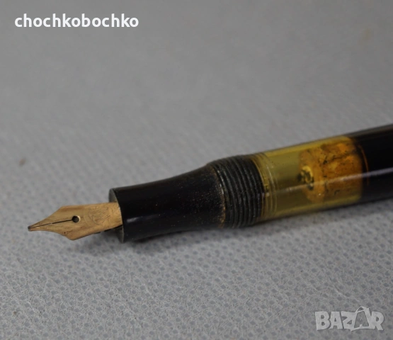 RONA GOLD СТАРА НЕМСКА ПИСАЛКА С ЗЛАТЕН ПИСЕЦ С КУТИЯ, снимка 3 - Колекции - 53019797