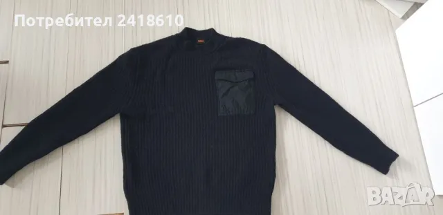 Hugo Boss Kaltamo Wool Mens Size S НОВО! ОРИГИНАЛ! Мъжки Пуловер!, снимка 9 - Пуловери - 48253676