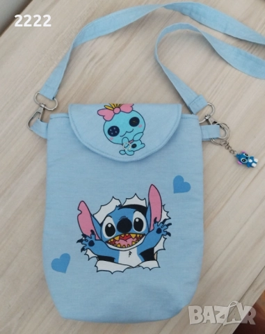 Чантички Стич и ключодържател , снимка 12 - Раници - 51435179