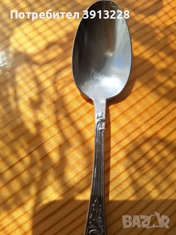 Посребрена лъжичка., снимка 2 - Сервизи - 50845834