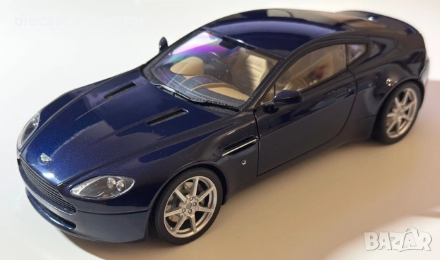 AUTOart Aston Martin V8 Vantage (Midnight Blue), снимка 2 - Колекции - 53740392