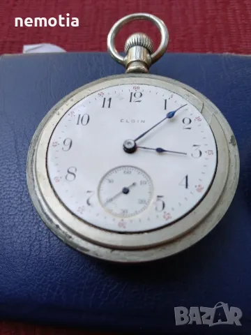 Уникален джобен часовник Elgin 1860, снимка 3 - Антикварни и старинни предмети - 47385836