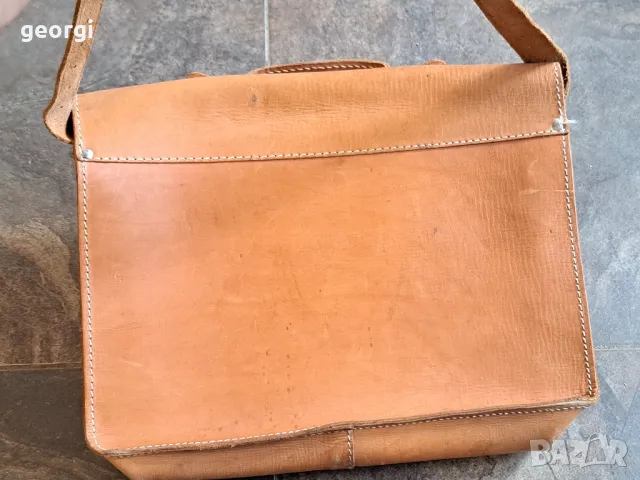 бизнес чанта за през рамо от естествена кожа 8/3, снимка 5 - Чанти - 50410362