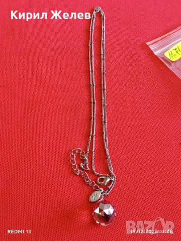 Колие Артистична ръчна изработка Briolette Swarovski изяшно 51880, снимка 7 - Колиета, медальони, синджири - 53533624