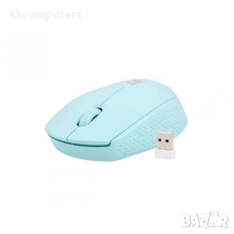 Natec Mouse Stork Wireless 1600DPI Optical, Blue Безжична Оптична Мишка, снимка 3 - Клавиатури и мишки - 52807534