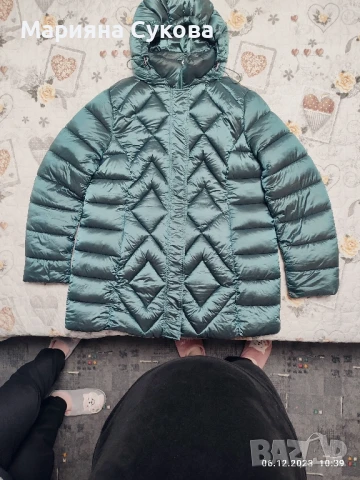 Зимно яке маслено зелено, снимка 4 - Якета - 50675619