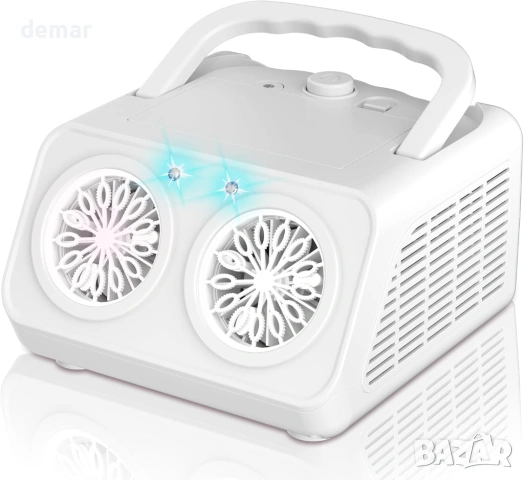 Машина за балончета - 22000+ балончета в минута, захранвана от USB или батерии, бяла