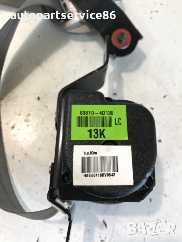 Заден ляв предпазен колан за KIA Carnival 2.9 CRDi (2006–2010) 89810-4D130, снимка 3 - Части - 53205106