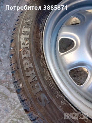 Джанти с зимни гуми комплект, снимка 4 - Гуми и джанти - 53833697
