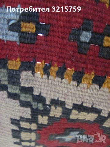 19 век ръчно тъкани килимчета, постелки, стъпки 40х34 см., снимка 7 - Антикварни и старинни предмети - 50929993