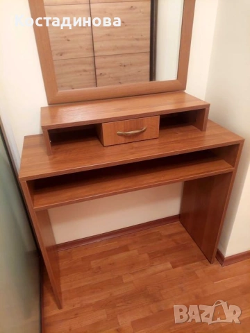 Тоалетка в цвят златен дъб (изработена по поръчка) , снимка 9 - Тоалетки - 53102355