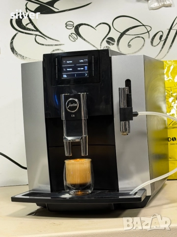 Кафемашина кафе автомат JURA E8 с гаранция, снимка 6 - Кафемашини - 52730303