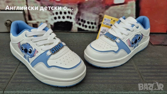 Англиъски детски полукецове със Stitch, снимка 3 - Детски маратонки - 54277461