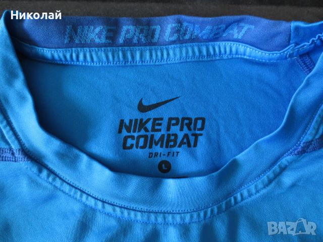 nike pro combat тениска, снимка 5 - Тениски - 45326345