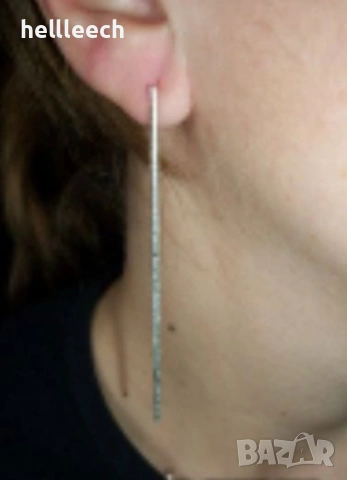 Сребърни обеци, снимка 4 - Обеци - 54258773