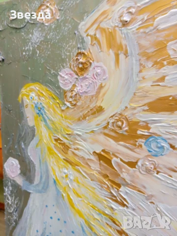 Картина "Ефирна грация", снимка 2 - Картини - 50577654