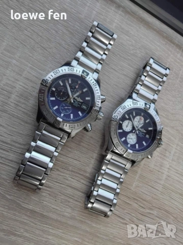 Два броя Breitling A13370 Super Avenger 48 mm ! Кварц!, снимка 11 - Мъжки - 53598035