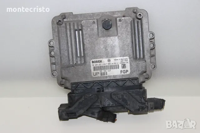 Моторен компютър ECU Opel Astra H (2003-2010г.) 0 281 011 667 / 0281011667 / 55 189 924 / 55189924, снимка 1