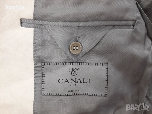 Canali Italy Travel Blazer - Оригинално мъжко сако размер 48 / S-M, снимка 8 - Сака - 54000624