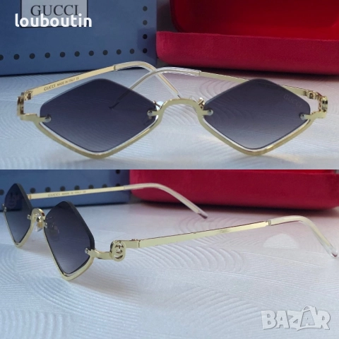 GUCCI 1:1 дамски слънчеви ромб очила 4 цвята , снимка 4 - Слънчеви и диоптрични очила - 52914951