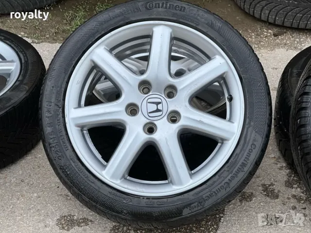 5x114.3 17 Джанти Honda Accord Civic HR-V CR-V XR-V 5х114.3 Хонда ЕТ 55 J 7 Централен отвор 64.1 , снимка 5 - Аксесоари и консумативи - 50053462