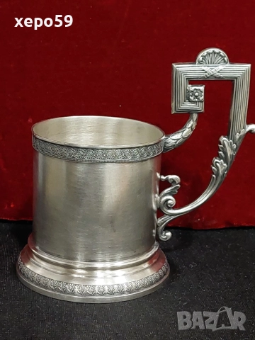 Царска Русия сребро 84 подстакан стил модерн.