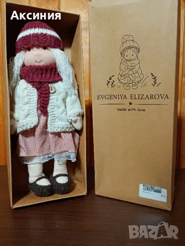 Waldorf Doll Ръчно изработена плюшена кукла, пълнена плюшена щастлива, снимка 5 - Плюшени играчки - 47197731