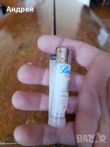 Стара запалка Ballantines, снимка 3 - Запалки - 49405381