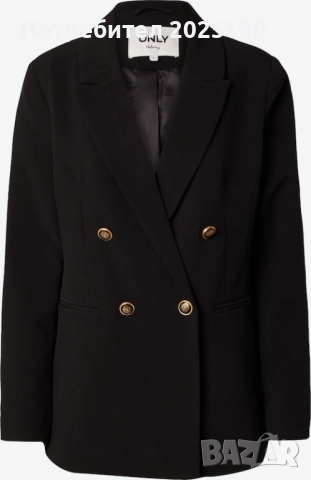 Дамско черно сако Н&М 
