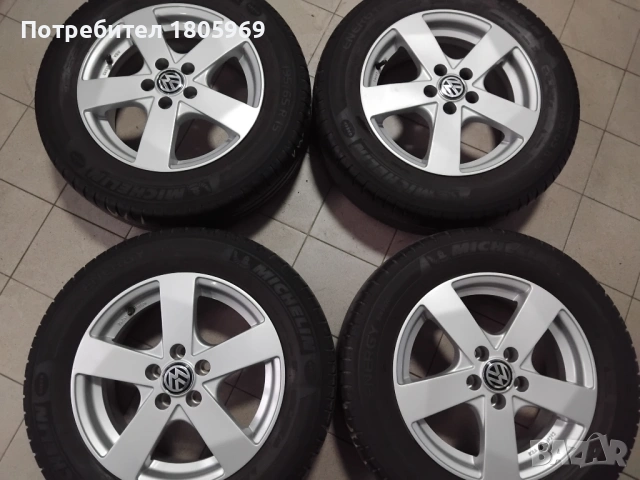 4бр. ал. джанти Dezent 5x100 , 6x15 , ET38 , централен отвор 57,1мм, снимка 5 - Гуми и джанти - 53560586