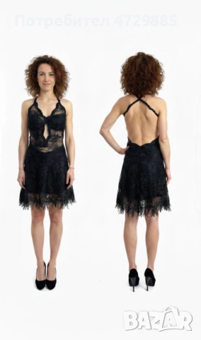 Красива и запомняща се черна елегантна рокля