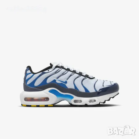 Nike - Air Max Plus номер 38 дамски бял/син Оригинал Код 5062, снимка 4 - Маратонки - 48949044