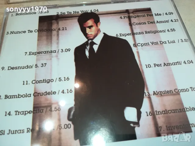 ENRIQUE IGLESIAS-ORIGINAL CD 1612241554, снимка 15 - CD дискове - 48367569