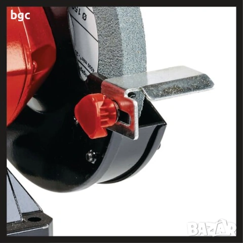  Настолен шмиргел Einhell TC-BG 150, 110W, 2980 об/мин, Диаметър на камъка 150 мм , снимка 5 - Други инструменти - 54287141