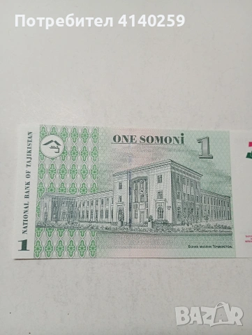 ТАДЖИКИСТАН БАНКНОТА , снимка 4 - Нумизматика и бонистика - 53847058