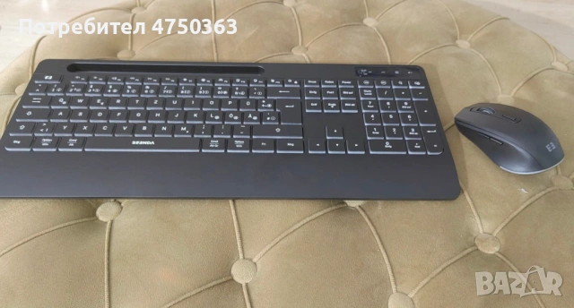 Клавиатура и ергономична компютърна мишка, снимка 3 - Клавиатури и мишки - 53659317