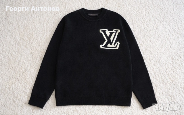 Черна плетена блуза LV модел – нова