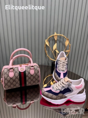 чанта и маратонки gucci