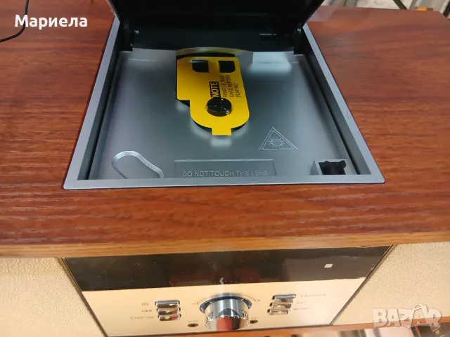 Носталгична Bluetooth домашна стерео система, WISCENT Vintage Micro HiFi CD плейър, снимка 11 - Аудиосистеми - 49827688