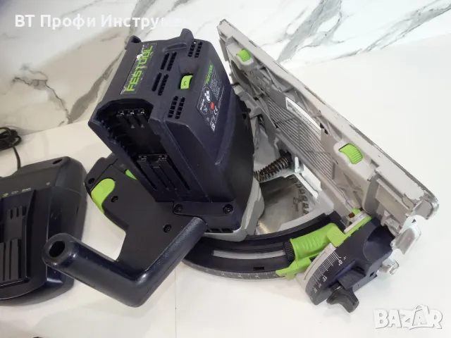 Festool TSC 55 - Акумулаторен потапящ циркуляр, снимка 6 - Други инструменти - 48526484