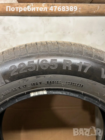 Летни гуми CONTINENTAL  225/65/R 17 за SUV, снимка 2 - Гуми и джанти - 53868649
