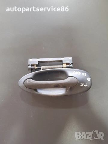 Външна дръжка за задна лява врата черна за Saab 9-3 (2002–2007) 12785558