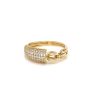Златен дамски пръстен 3,13гр. размер:54 14кр. проба:585 модел:23072-4, снимка 1