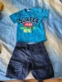 Комплект от тениска и къси панталони, размер 122-128 см, снимка 2