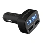 Зарядно устройство за автомобил 4 в 1 Dual-USB 12-24V, снимка 1
