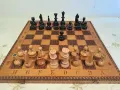 дървена кутия за шах и табла 25/5, снимка 1