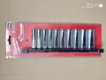 Milwaukee  3/8″дълги вложки камъни 10-19mm комплект, снимка 1